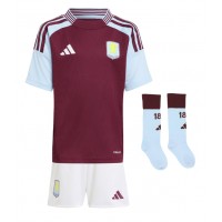 Aston Villa John McGinn #7 Hjemme Trøje Børn 2024-25 Kortærmet (+ Korte bukser)